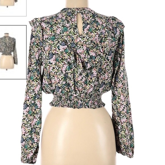 NWT Wild Fable Floral Blouse - Picture 2 of 2